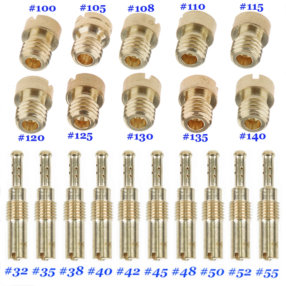 10Pcs Carburetor Main Jet Kit Slow/Pilot Jet Set For Keihin PWK OKO CVK KOSO Polini 150cc 125cc GY6 Motorcycle Carburetor
10Pcs Carburetor Main Jet Kit Slow/Pilot Jet Set For Keihin PWK OKO CVK KOSO Polini 150cc 125cc GY6 Motorcycle Carburetor