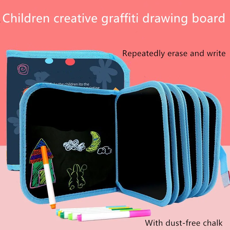 6/8/10/12 Pages Children Soft Painting Board Toy Creative Doodle Book With Water Based Colored Chalk Kids Drawing Toy For Gift
6/8/10/12 Pages Children Soft Painting Board Toy Creative Doodle Book With Water Based Colored Chalk Kids Drawing Toy For Gift
