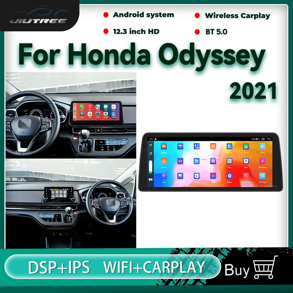 2Din 12.3 Inch Horizontal Screen Android Car Radio For Honda Odyssey 2021 Auto Stereo Multimedia Player GPS Navigation Head Unit
2Din 12.3 Inch Horizontal Screen Android Car Radio For Honda Odyssey 2021 Auto Stereo Multimedia Player GPS Navigation Head Unit