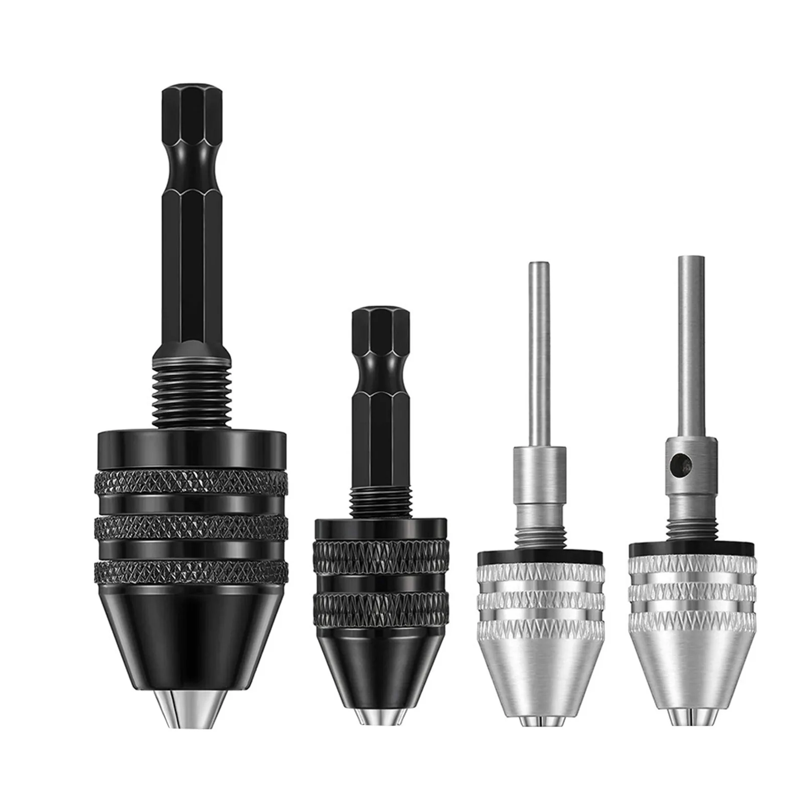 4pcs/set Home Keyless Drill Chuck Durable Quick Replacement Alloy Small Hex Round Shanks Accessories Power Tool Multifunctional
4pcs/set Home Keyless Drill Chuck Durable Quick Replacement Alloy Small Hex Round Shanks Accessories Power Tool Multifunctional