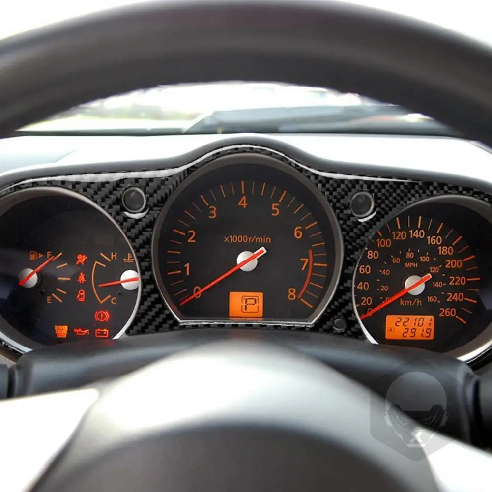 Speedometer Sticker Surround Adhesive Tape Black Carbon Fiber Car Dashboard Sticker for Nissan 350Z 2006-2009
Speedometer Sticker Surround Adhesive Tape Black Carbon Fiber Car Dashboard Sticker for Nissan 350Z 2006-2009