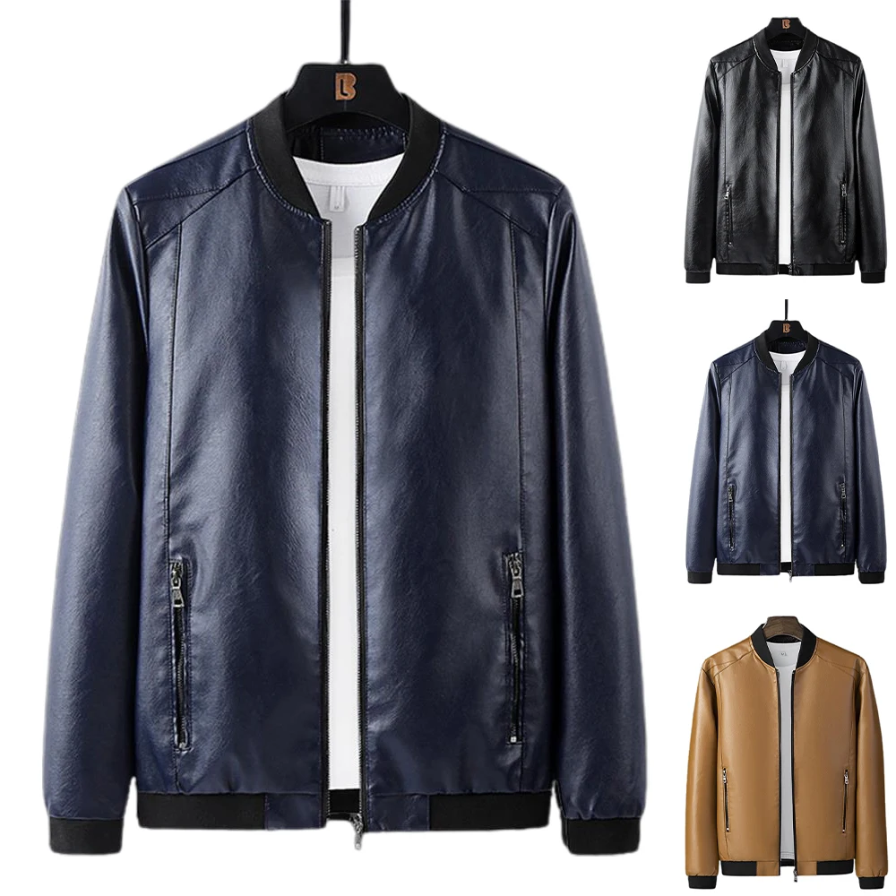 Куртка из искусственной кожи с карманами облегающая простая Байкерская зимняя Осенняя теплая куртка на молнии Повседневная Верхняя одежда...
Куртка из искусственной кожи с карманами облегающая простая Байкерская зимняя Осенняя теплая куртка на молнии Повседневная Верхняя одежда...