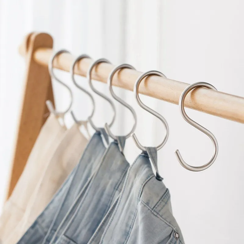 3PCS Alloy S-Shaped Hangers Hanging Kitchen Bath Aluminum Wardrobe Bathroom Hangers S-Shaped Hanger Hooks Without Punching
3PCS Alloy S-Shaped Hangers Hanging Kitchen Bath Aluminum Wardrobe Bathroom Hangers S-Shaped Hanger Hooks Without Punching