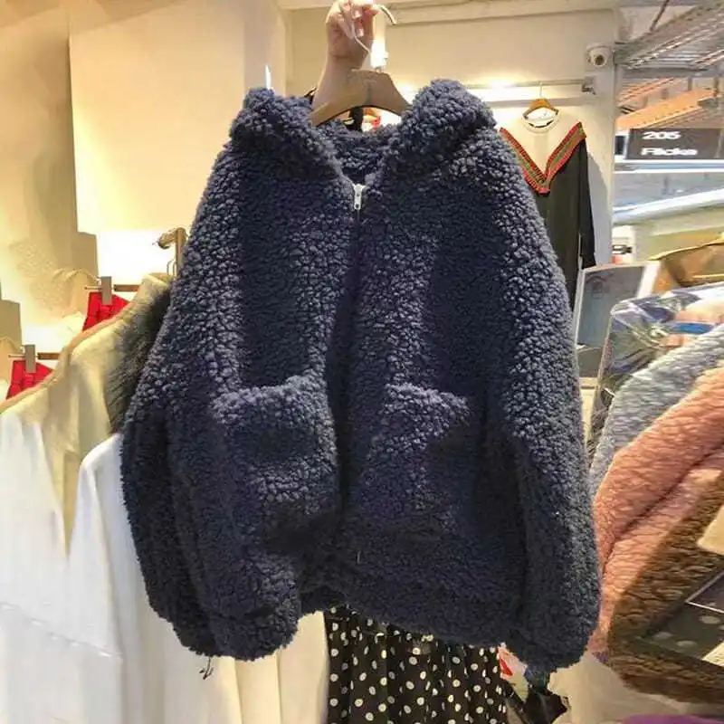 Women Fleece Hoodies Autumn Winter Warm Jackets Oversized Loose Sweatshirts Zipper Hooded Outerwear Full Sleeve Hoodie
Women Fleece Hoodies Autumn Winter Warm Jackets Oversized Loose Sweatshirts Zipper Hooded Outerwear Full Sleeve Hoodie