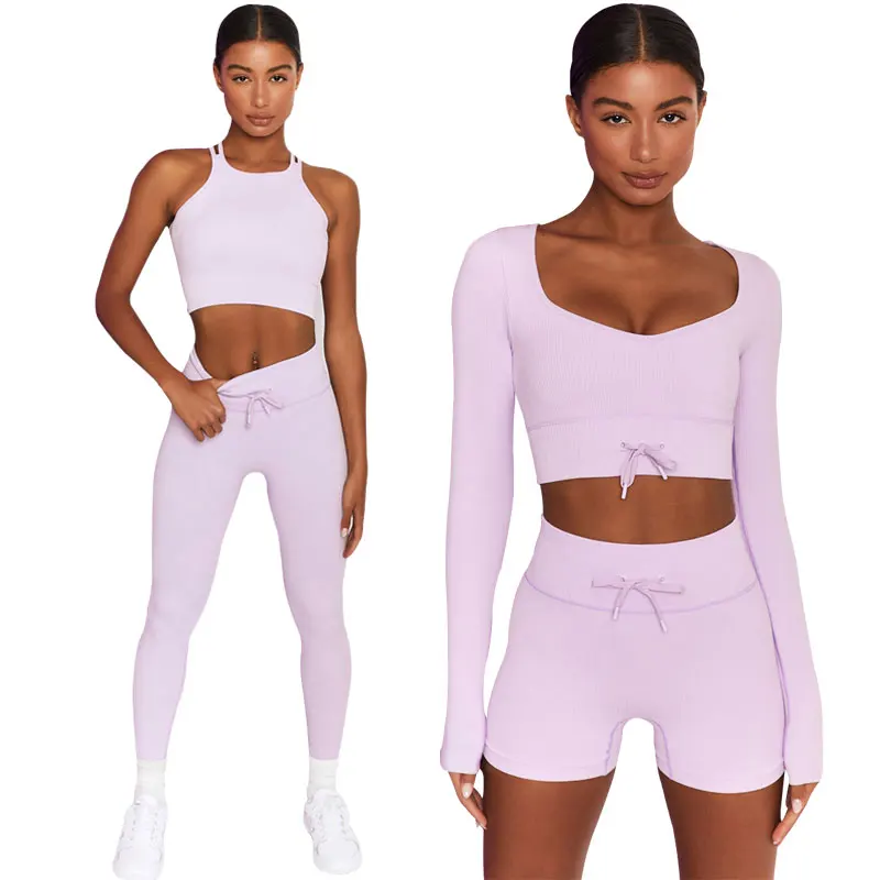 New Seamless Women Yoga Set Workout Shirts Sport Pants Bra Gym Clothing Short Crop Top High Waist Running Leggings Sports Set
New Seamless Women Yoga Set Workout Shirts Sport Pants Bra Gym Clothing Short Crop Top High Waist Running Leggings Sports Set