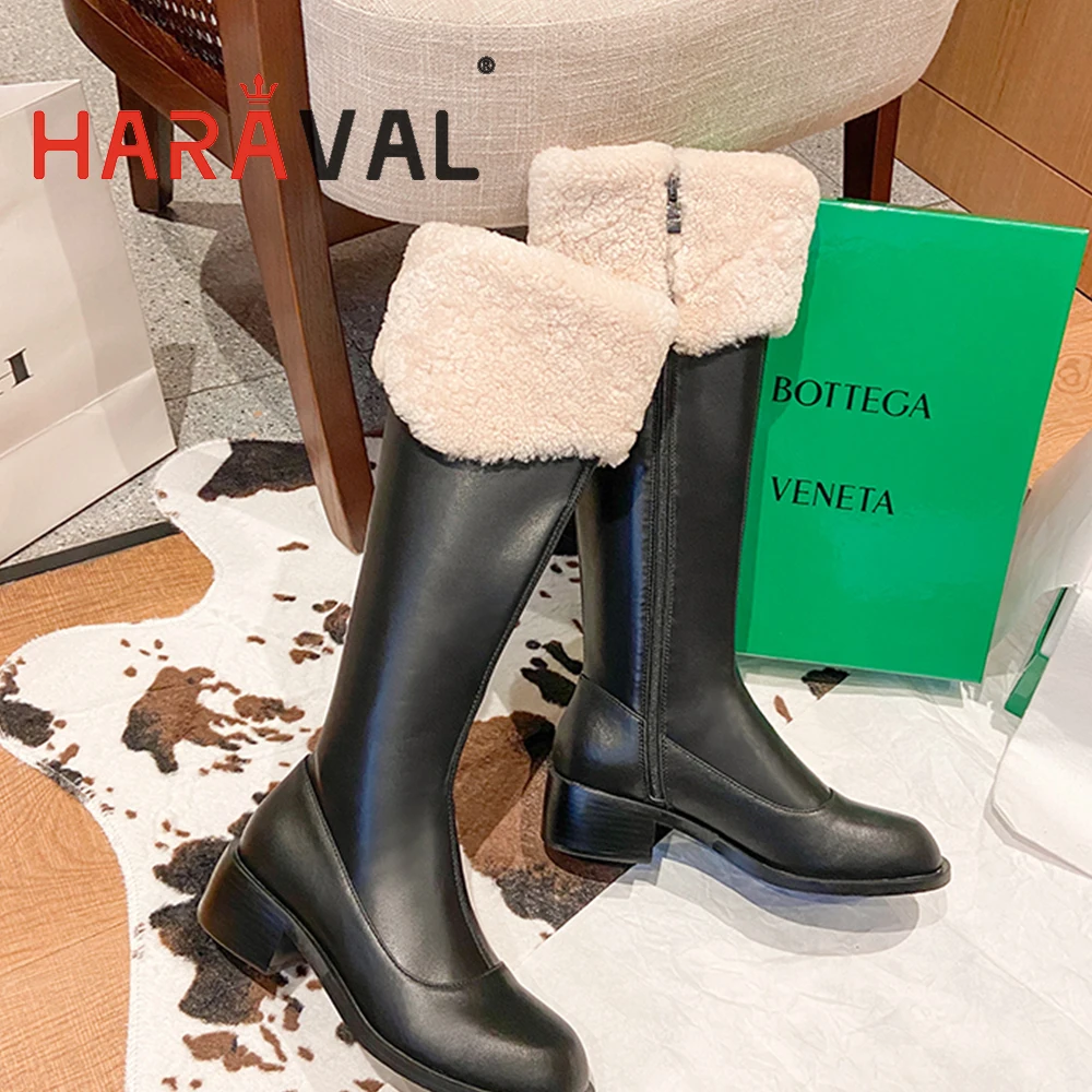 32-43 Size Knee-High Boot Hot Lamb Hair Full Leather High Boots Warm Snow Shoes Women Available From Stock Main Push E236L
32-43 Size Knee-High Boot Hot Lamb Hair Full Leather High Boots Warm Snow Shoes Women Available From Stock Main Push E236L