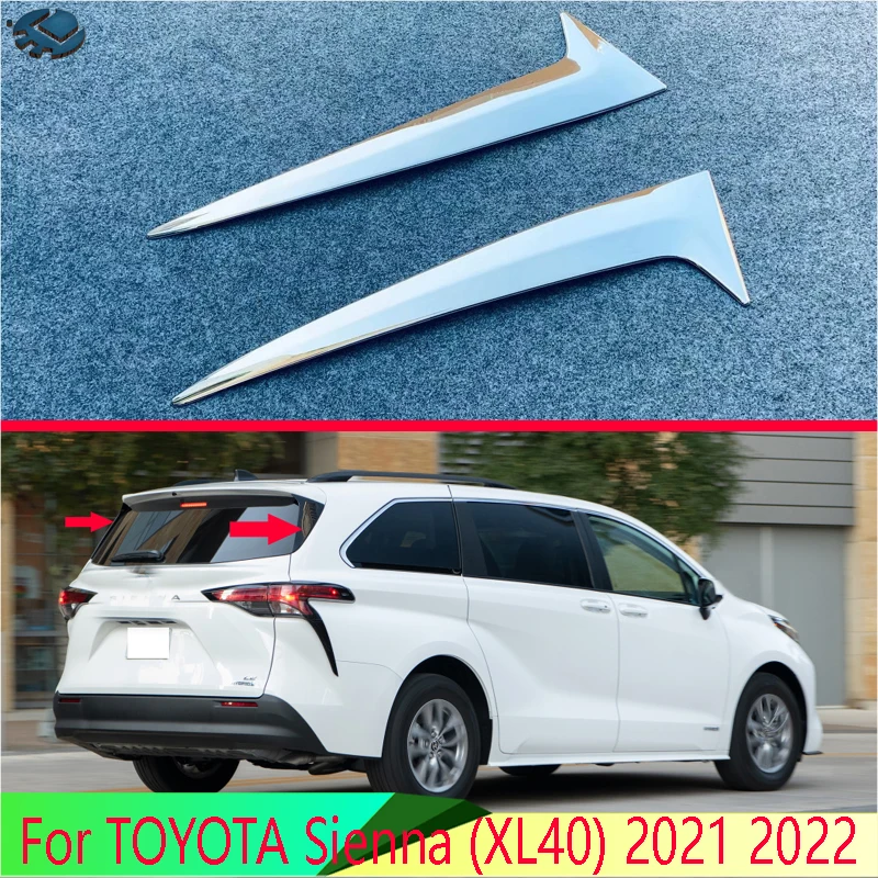 Для TOYOTA Sienna (XL40) 2021 2022 автомобильные аксессуары из АБС-пластика, хромированный стеклянный спойлер, крышка, отделка, ободок
Для TOYOTA Sienna (XL40) 2021 2022 автомобильные аксессуары из АБС-пластика, хромированный стеклянный спойлер, крышка, отделка, ободок