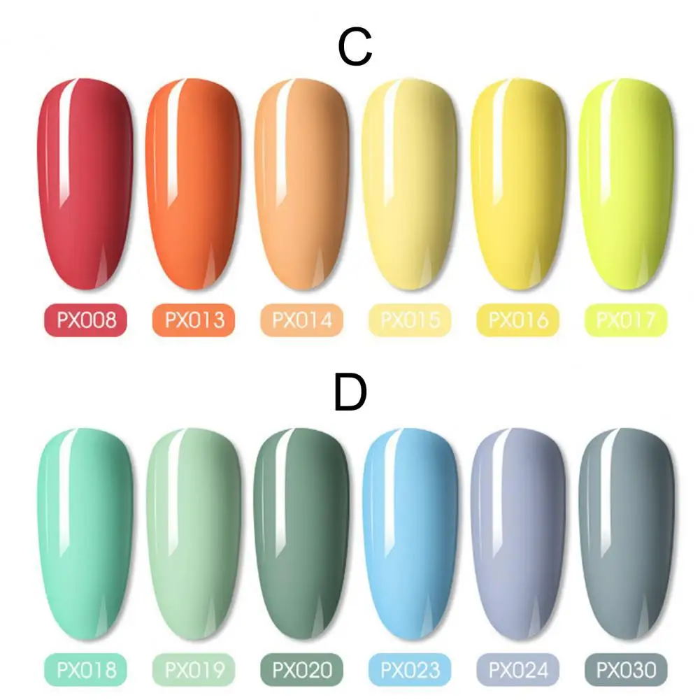 6 шт./компл. Быстросохнущий Гель-лак для ногтей, высокий пигментный, без запаха, УФ-цвет, удаляемый замачиванием, эмалевый лак, гель для женщин...
6 шт./компл. Быстросохнущий Гель-лак для ногтей, высокий пигментный, без запаха, УФ-цвет, удаляемый замачиванием, эмалевый лак, гель для женщин...