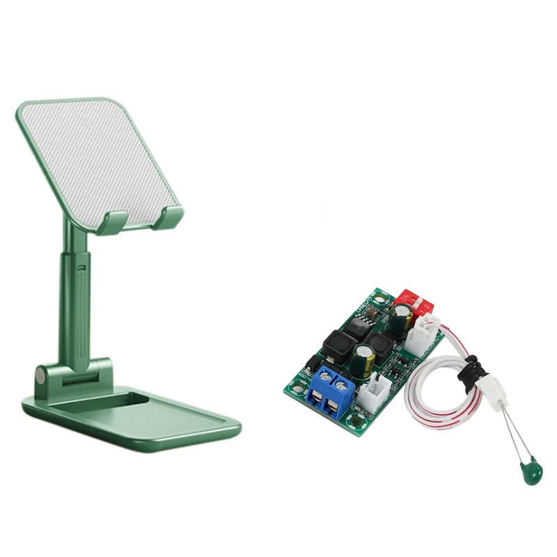 1 Pcs Metal Desktop Folding Phone Holder Tablet Stand & 1 Pcs Electronic Thermostat Temperature Control Fan Module
1 Pcs Metal Desktop Folding Phone Holder Tablet Stand & 1 Pcs Electronic Thermostat Temperature Control Fan Module