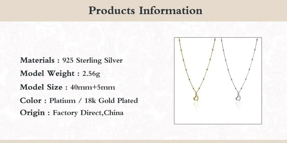 GS Fine Jewelry Collares Pendant Necklaces For Anniversary Engagement Birthday Party 925 Sterling Silver Chain Necklaces Gift
GS Fine Jewelry Collares Pendant Necklaces For Anniversary Engagement Birthday Party 925 Sterling Silver Chain Necklaces Gift