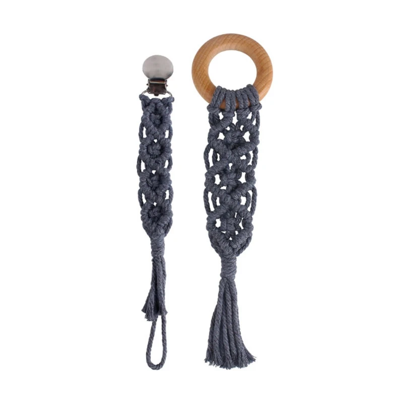 2 Pcs Baby Weave Pacifier Chain Clip Teether Rattles Set Nipple Holder Infant Wooden Teething Soother Molar Toys Shower Gifts
2 Pcs Baby Weave Pacifier Chain Clip Teether Rattles Set Nipple Holder Infant Wooden Teething Soother Molar Toys Shower Gifts