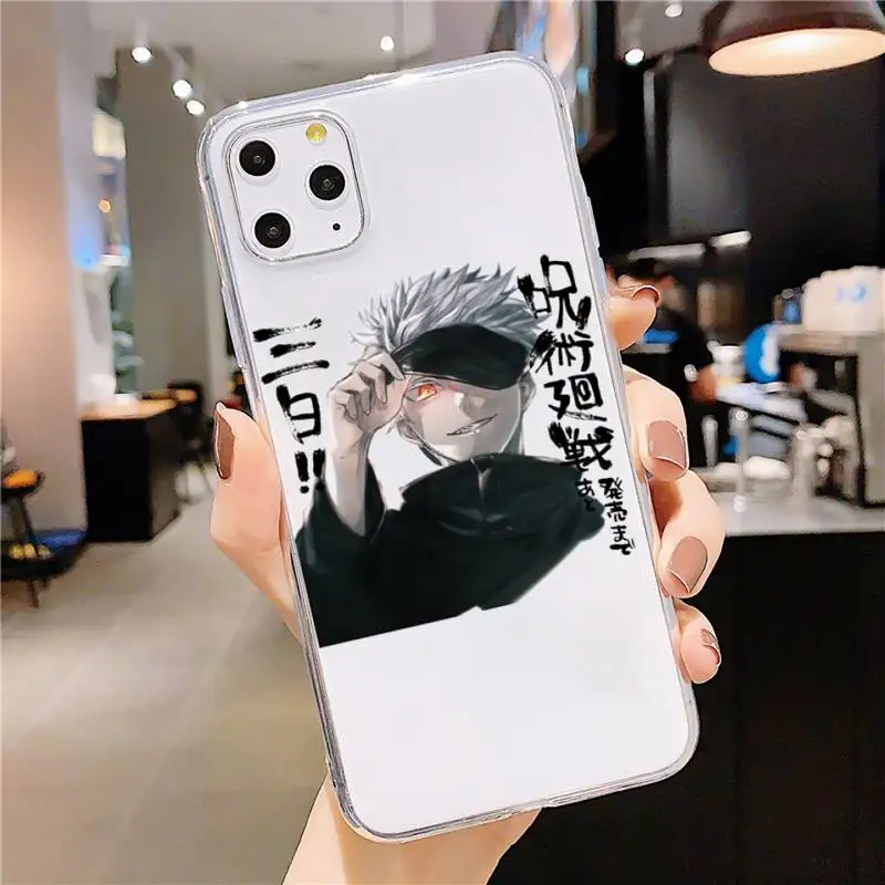 Anime Jujutsu Kaisen Phone Case Transparent soft For iphone 5 5s 5c se 6 6s 7 8 11 12 plus mini x xs xr pro max
Anime Jujutsu Kaisen Phone Case Transparent soft For iphone 5 5s 5c se 6 6s 7 8 11 12 plus mini x xs xr pro max