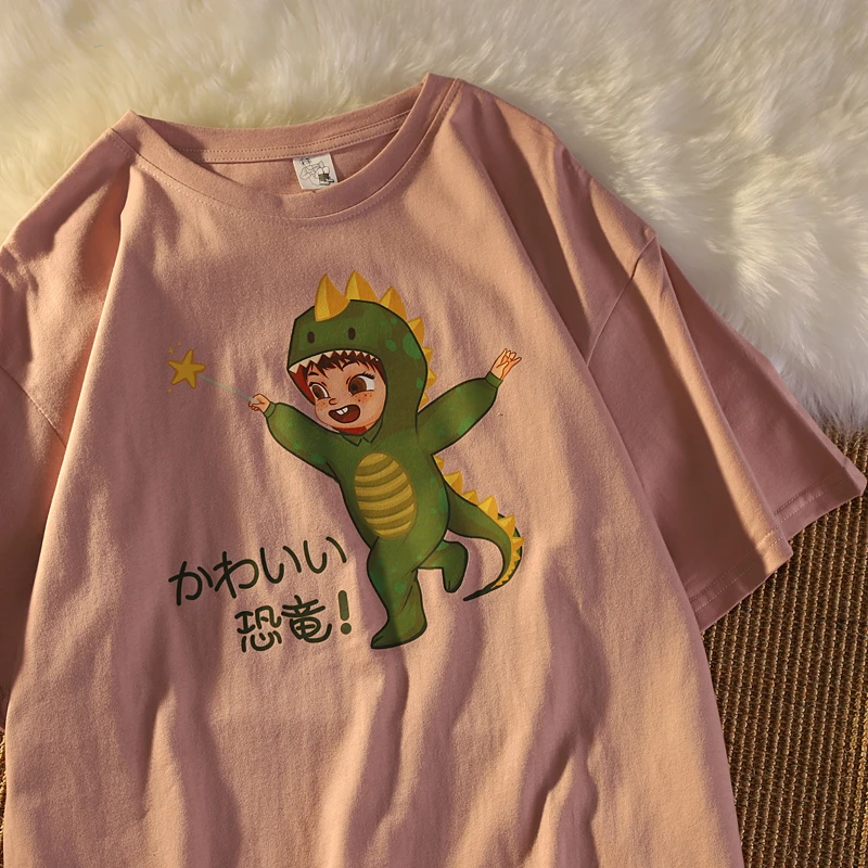 Летняя футболка с мультяшным принтом, новинка, свободная повседневная универсальная ветровка средней длины с короткими рукавами для колле...
Летняя футболка с мультяшным принтом, новинка, свободная повседневная универсальная ветровка средней длины с короткими рукавами для колле...