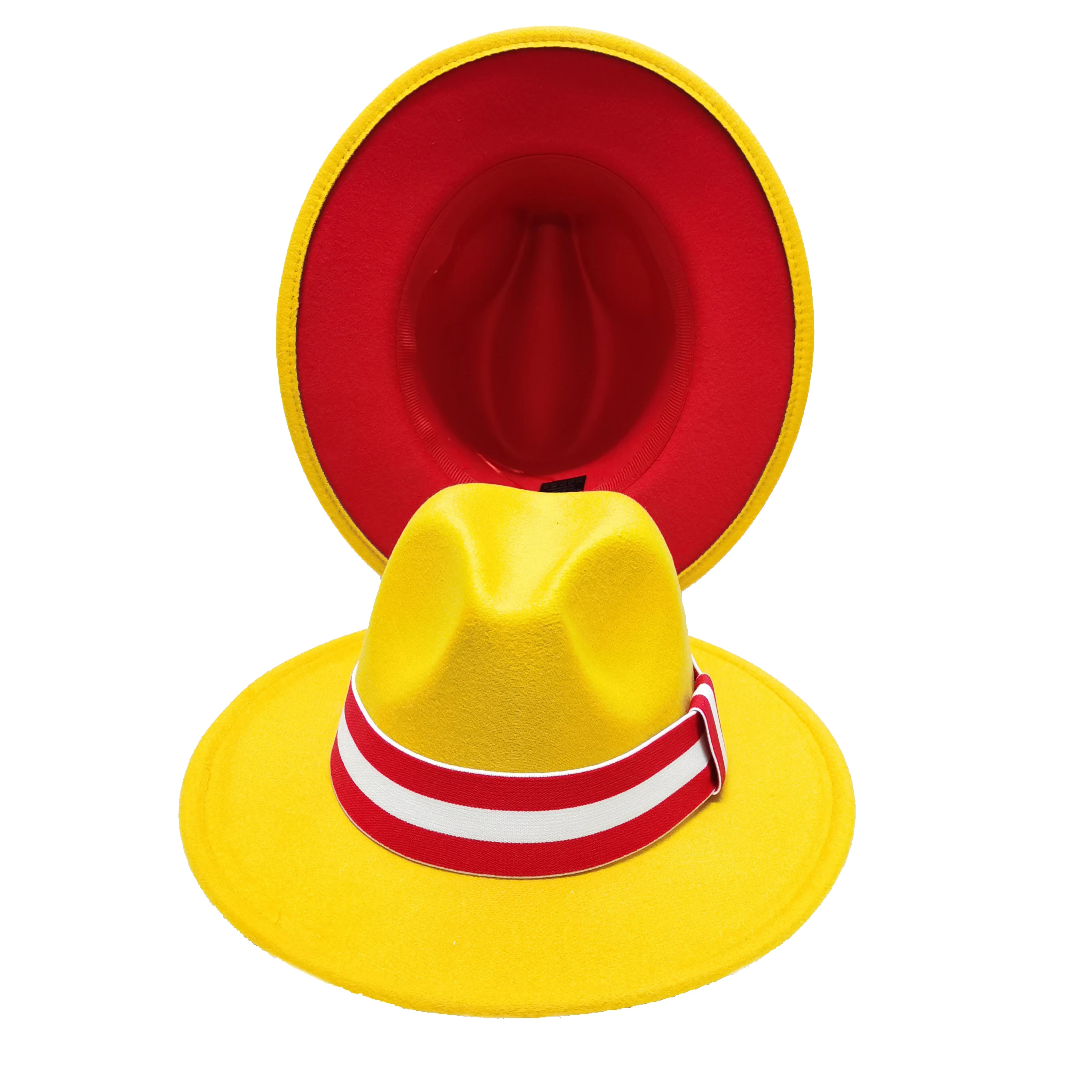 fedoras hats for women new red with white bottom felt hat jazz hat for men and women elastic strip band hat red bottom hat
fedoras hats for women new red with white bottom felt hat jazz hat for men and women elastic strip band hat red bottom hat
