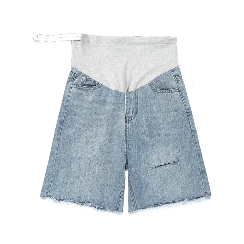 Maternity Hole Short Pants Pregnancy White Blue Shorts Pregnant Jeans Shorts High -waisted Spring Summer Thin Denim Loose Pants
Maternity Hole Short Pants Pregnancy White Blue Shorts Pregnant Jeans Shorts High -waisted Spring Summer Thin Denim Loose Pants