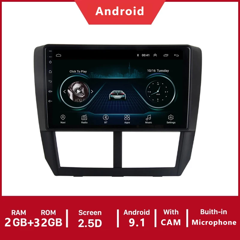 JOYINCAR 2Din Car Multimidia Android 10.1 for Subaru Forester Radio GPS Navigation WiFi Autoradio Stereo OBD DVR USB SWC DAB+9in
JOYINCAR 2Din Car Multimidia Android 10.1 for Subaru Forester Radio GPS Navigation WiFi Autoradio Stereo OBD DVR USB SWC DAB+9in