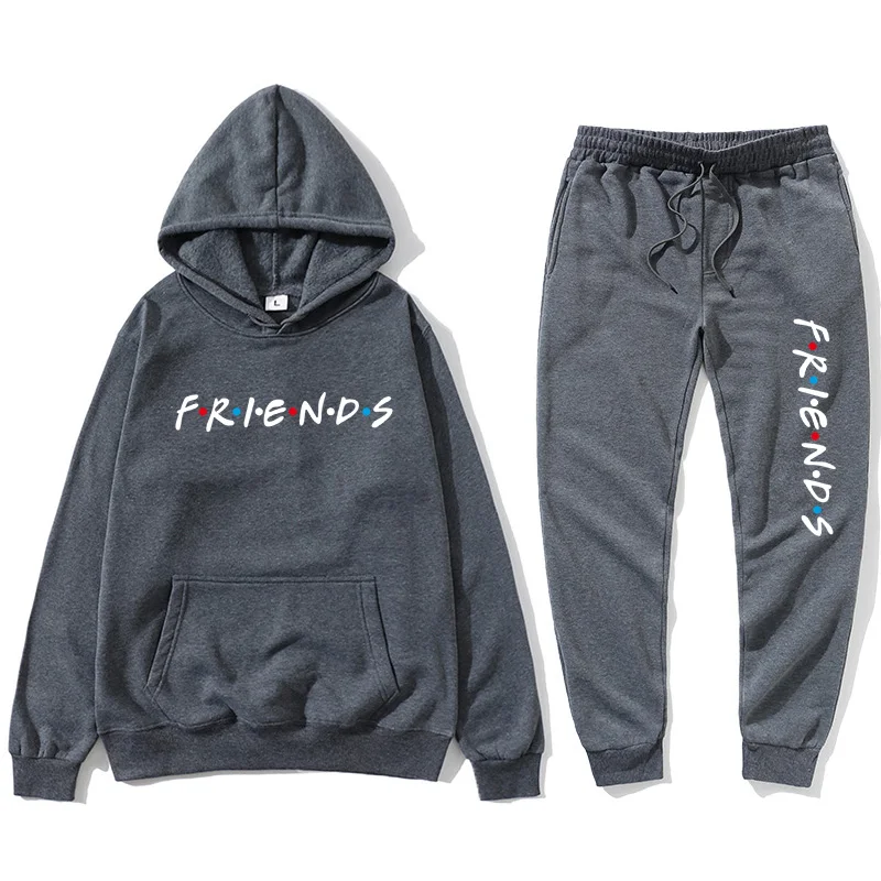 Printed Hoodie men's sports leisure suit new women's Hoodie + pants two piece suit sportswear fashion solid color suit text
Printed Hoodie men's sports leisure suit new women's Hoodie + pants two piece suit sportswear fashion solid color suit text