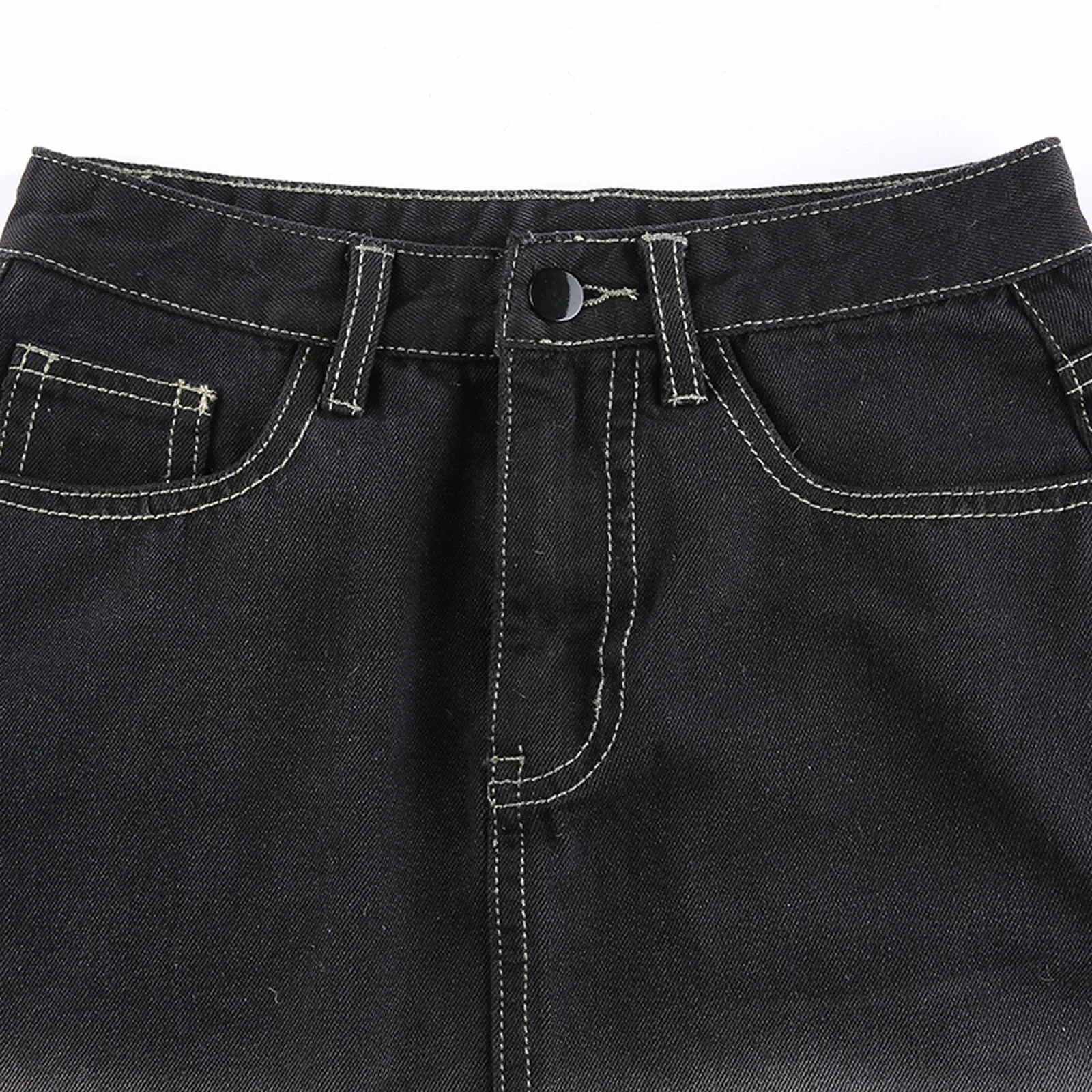 Women's High-Waist Slim-Fit Denim Skirt Gradient Color Buttocks Skirt High waist Sexy mini skirt falda plisada mujer E1
Women's High-Waist Slim-Fit Denim Skirt Gradient Color Buttocks Skirt High waist Sexy mini skirt falda plisada mujer E1