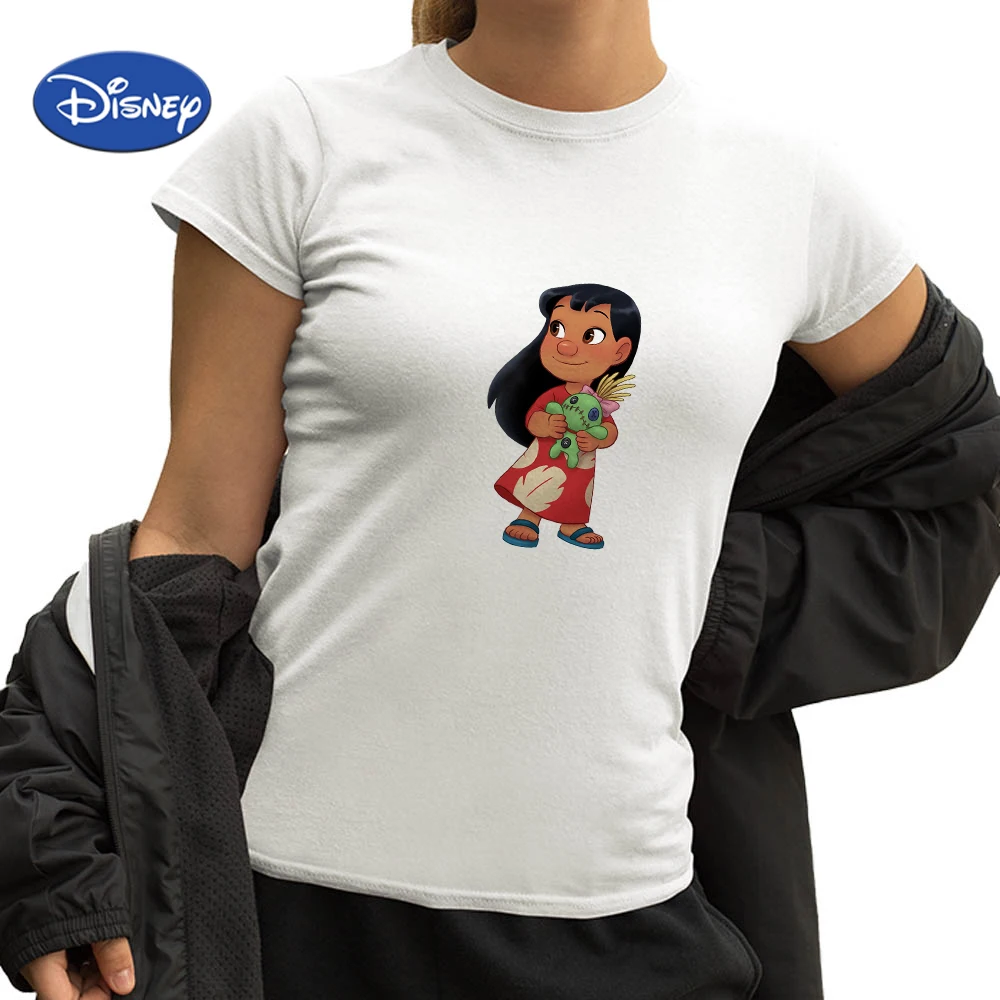 Disney Women Tshirt Animation Kawaii Lilo Pelekai Stitch Printed Creative T-shirt Beautiful Cartoon Oversize T Shirt Hot Sell
Disney Women Tshirt Animation Kawaii Lilo Pelekai Stitch Printed Creative T-shirt Beautiful Cartoon Oversize T Shirt Hot Sell