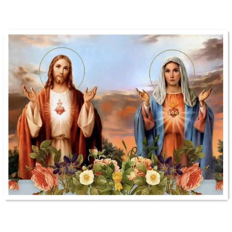Full Square/Round Drill 5D DIY Diamond Painting Jesus and Mary Embroidery Cross Stitch 5D Home Decor Gif
Full Square/Round Drill 5D DIY Diamond Painting Jesus and Mary Embroidery Cross Stitch 5D Home Decor Gif