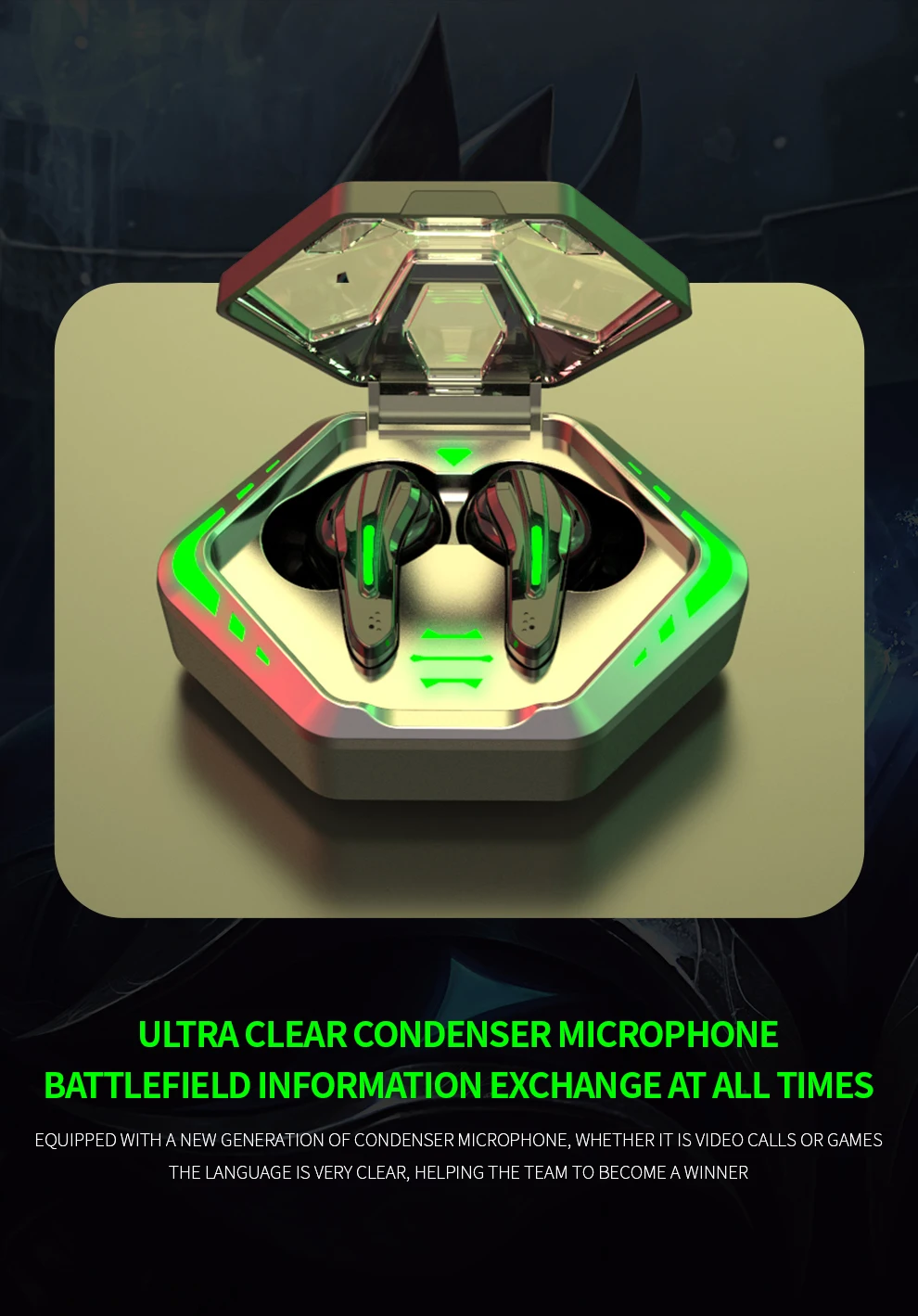 Wireless Headphone Touch Control Gaming Waterproof Bluetooth 5.2 Earphone HiFi 9D Bass Stereo Earbuds Headset With Microphone
Wireless Headphone Touch Control Gaming Waterproof Bluetooth 5.2 Earphone HiFi 9D Bass Stereo Earbuds Headset With Microphone