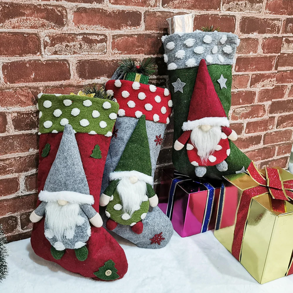 Faceless Old Man Christmas Stocking Pendant Candy Gift Storage Bag Xmas Tree Fireplace Hanging Decor Socks For New Year Birthday
Faceless Old Man Christmas Stocking Pendant Candy Gift Storage Bag Xmas Tree Fireplace Hanging Decor Socks For New Year Birthday