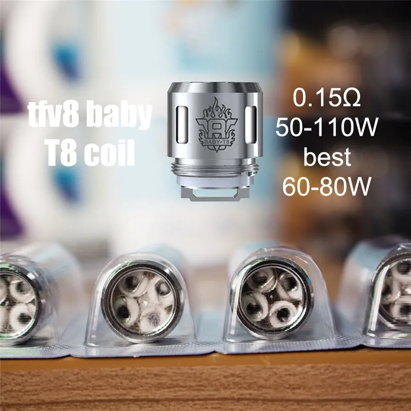 5pcs Original VapeSoon Coil Head X4 Q2 T8 T6 M2 For V8 Big BABY Atomizer Tank Stick Kit H-Priv G150 | Электроника
