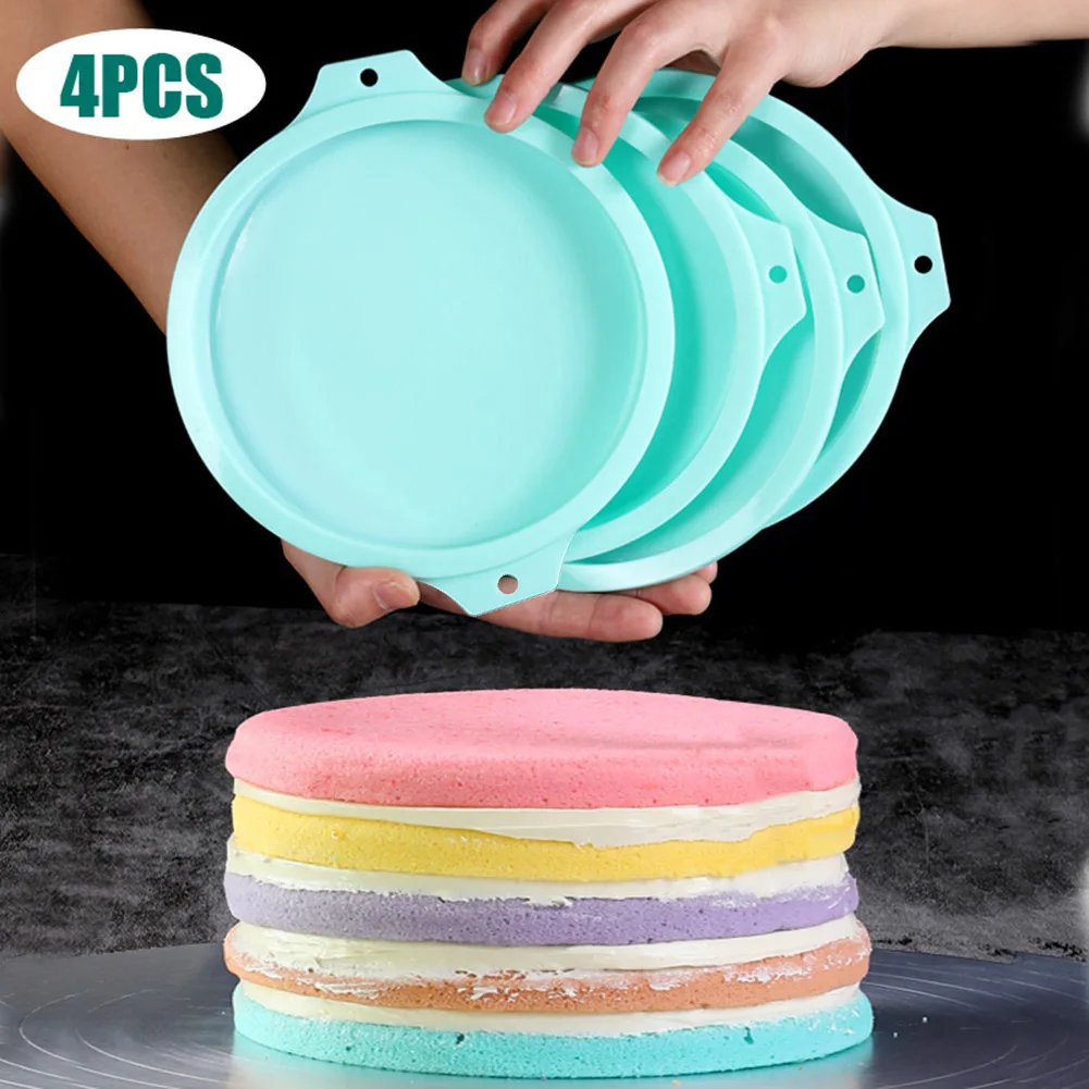4pcs Silicone Cake Round Shape Mold 8Inch Kitchen Bakeware DIY Desserts Baking Mold Mousse Cake Moulds Baking Pan Tools
4pcs Silicone Cake Round Shape Mold 8Inch Kitchen Bakeware DIY Desserts Baking Mold Mousse Cake Moulds Baking Pan Tools