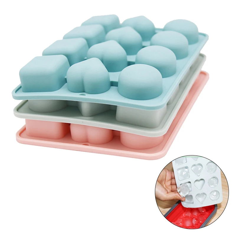 12 Hole Silicone Mold Kitchen Ice Cube Maker Reusable Ice Mold Heart Shaped Ice Ball Cube Popsicle Mold Bar Accessories
12 Hole Silicone Mold Kitchen Ice Cube Maker Reusable Ice Mold Heart Shaped Ice Ball Cube Popsicle Mold Bar Accessories