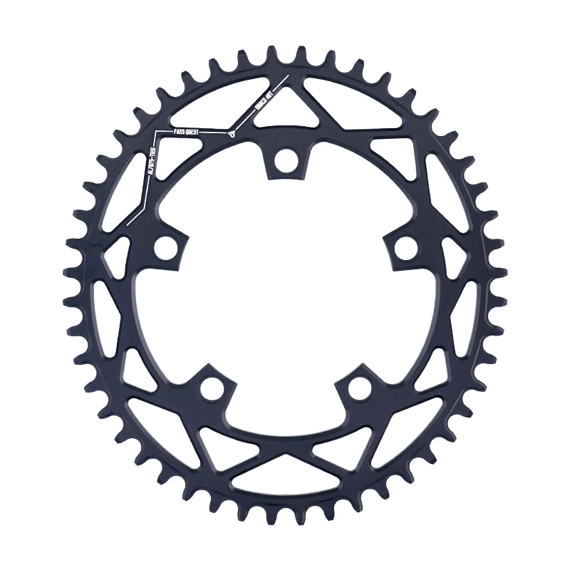 Цепная звезда PASS QUEST 110 / 5 BCD 110BCD Oval Road Bike Narrow Wide Chainring 42T-52T Chainwheel For sram 3550 APEX RED.