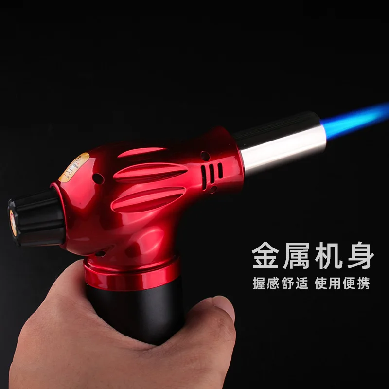 Large Firepower Flamethrower Lighters Inflated Wind Proof Direct Impact High Temperature Outdoor Barbecue Point Carbon Cigars
Large Firepower Flamethrower Lighters Inflated Wind Proof Direct Impact High Temperature Outdoor Barbecue Point Carbon Cigars