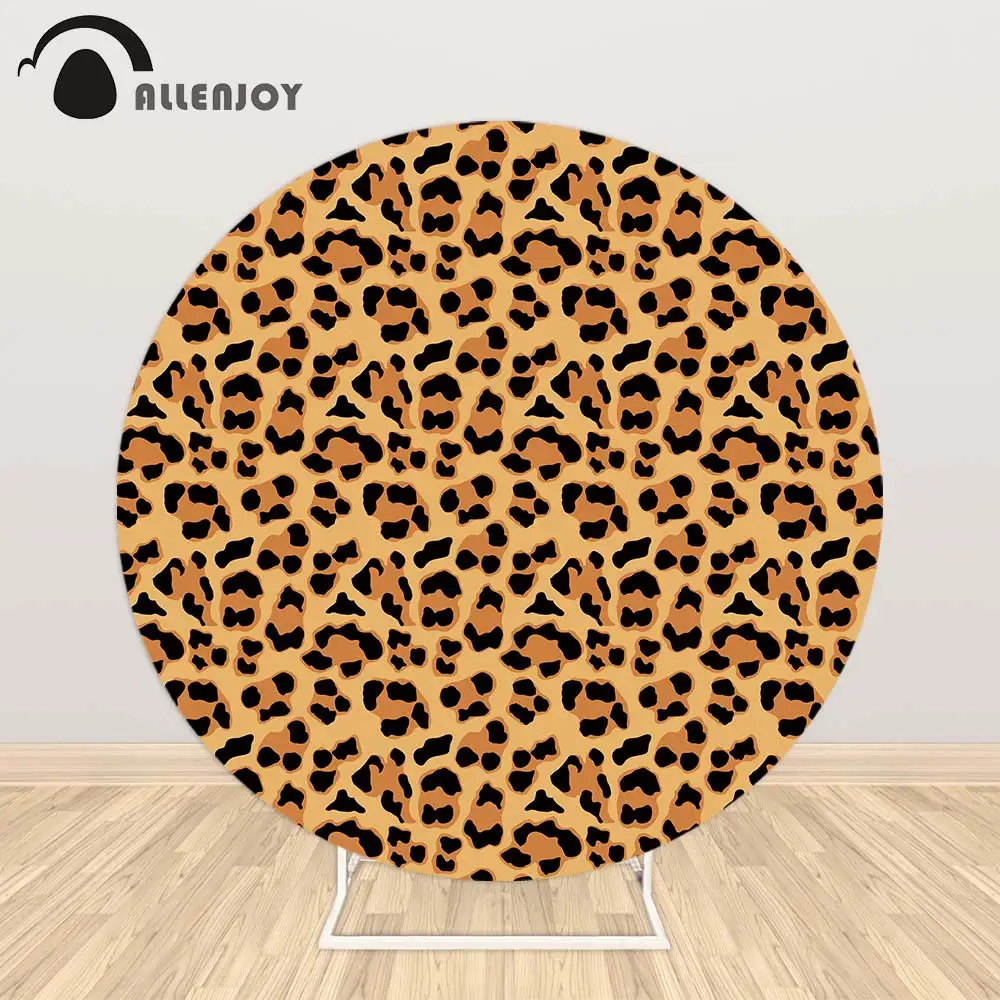 Allenjoy Leopard Step And Repeat Round Backdrops Women Event Birthday Party Decorations Adult Celebration Photophones For Photos
Allenjoy Leopard Step And Repeat Round Backdrops Women Event Birthday Party Decorations Adult Celebration Photophones For Photos