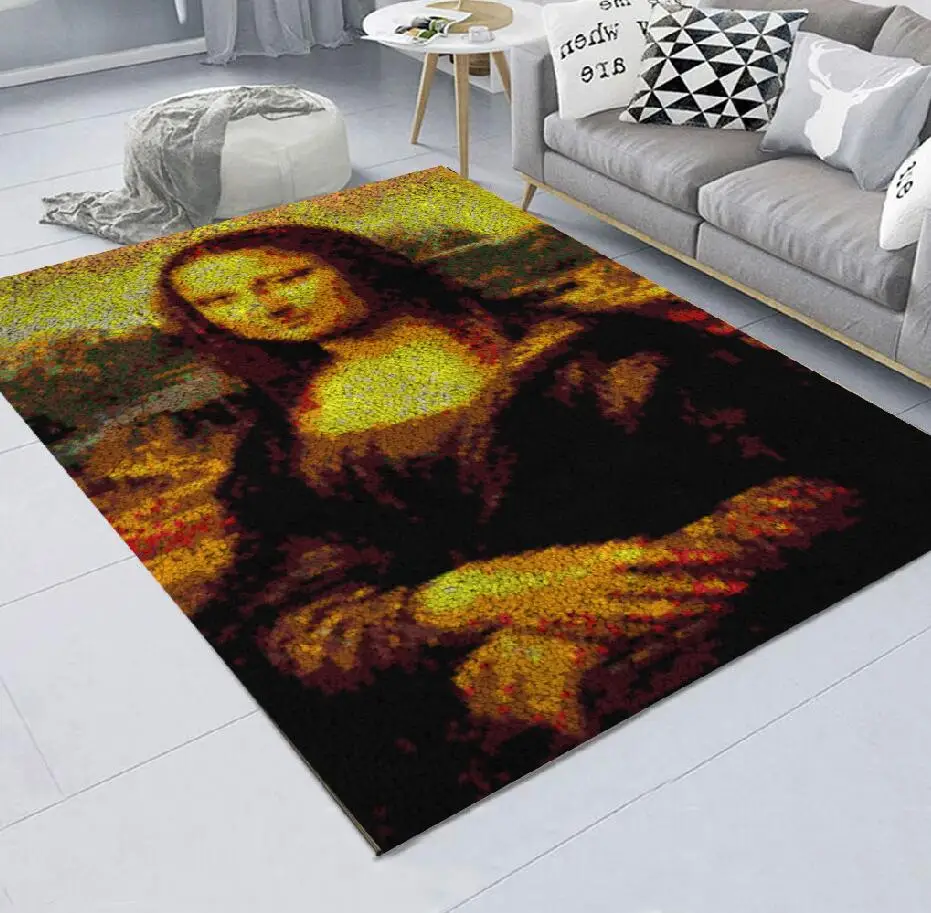 Latch Hook Rug Mona Lisa Kittens Chunky Yarn Tapestry Kits DIY Carpet Rug Knitted Floor Mat Crochet Cushion Arts & Crafts
Latch Hook Rug Mona Lisa Kittens Chunky Yarn Tapestry Kits DIY Carpet Rug Knitted Floor Mat Crochet Cushion Arts & Crafts