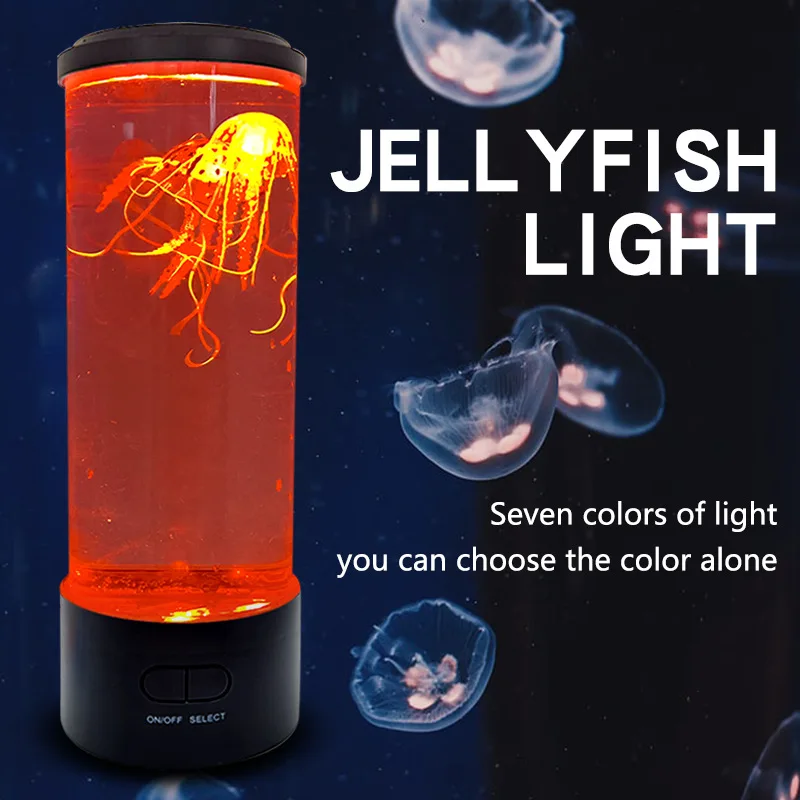 LED Remote Control Fantasy Jellyfish Lamp USB/Battery Powered Color Changing Jellyfish Tank Led Lamp Relaxing Mood Night Light
LED Remote Control Fantasy Jellyfish Lamp USB/Battery Powered Color Changing Jellyfish Tank Led Lamp Relaxing Mood Night Light