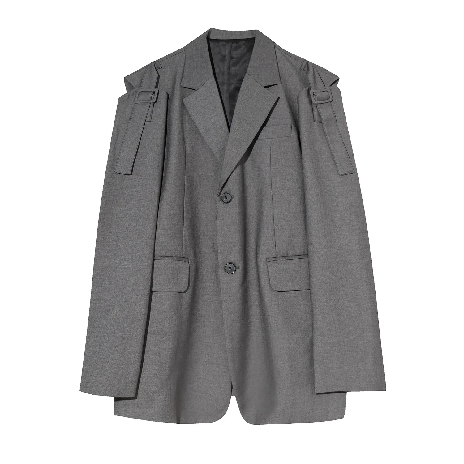 Oversize Suit Jacket Blazers Male Shoulder Ribbons Vintage Loose Casual Suit Blazer Men Streetwear Korean Coat Man 
Oversize Suit Jacket Blazers Male Shoulder Ribbons Vintage Loose Casual Suit Blazer Men Streetwear Korean Coat Man