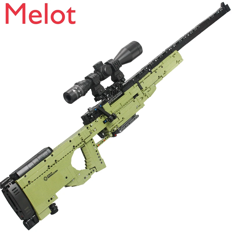 AWM Sniper Chicken-Eating Building Block Gun Can Be Launched and Assembled with Continuous Weapons Assembling Toys
AWM Sniper Chicken-Eating Building Block Gun Can Be Launched and Assembled with Continuous Weapons Assembling Toys