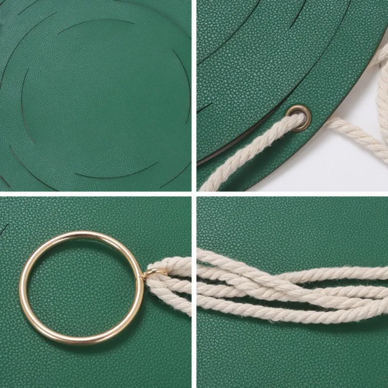 Leather Hanger Basket Macrame Wall Hanging Planter Shelf Decorative Flower Pot Holder Boho Home Decor for Small Plants
Leather Hanger Basket Macrame Wall Hanging Planter Shelf Decorative Flower Pot Holder Boho Home Decor for Small Plants