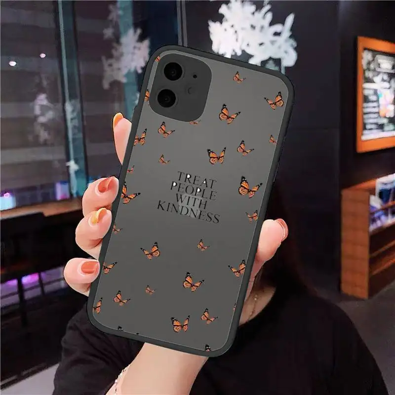 Harry styles butterfly kindness Phone Cases Matte Transparent for iPhone 7 8 11 12 s mini pro X XS XR MAX Plus cover funda shell
Harry styles butterfly kindness Phone Cases Matte Transparent for iPhone 7 8 11 12 s mini pro X XS XR MAX Plus cover funda shell