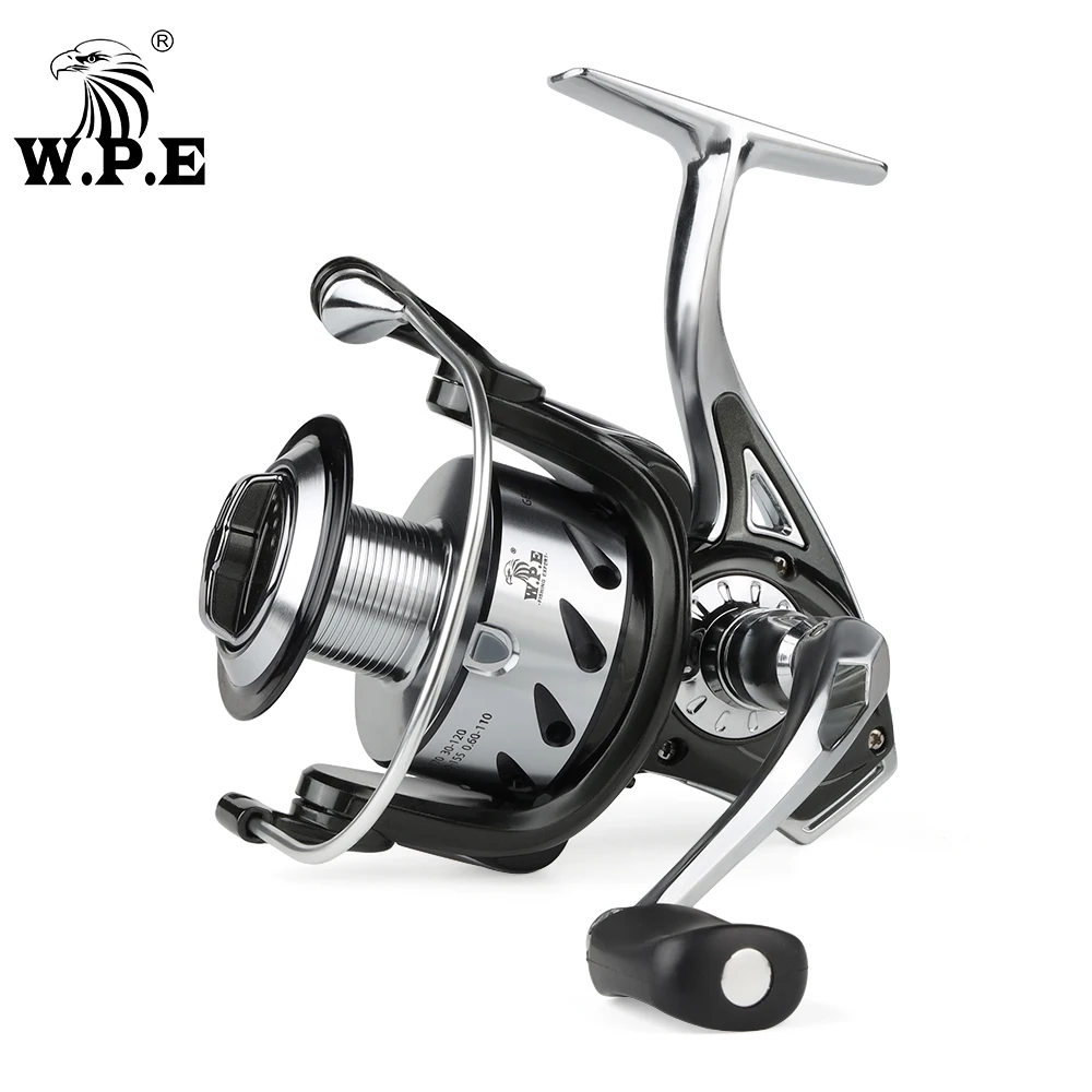 

WPE Steel Man 3 5.1:1 2000 3000 4000 5000 6000 Spinning Fishing Reel 10+1 Ball Bearings with Max Drag Power 8 KG Fishing Reel