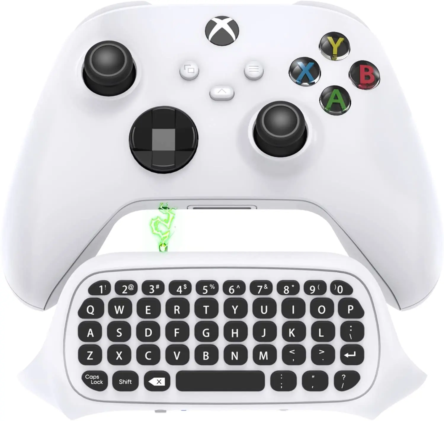 

Controller Keyboard Keypad With Audio for Xbox Series X/S Xbox One S Wireless 2.4G USB Gamepad Chatpad with Audio & Headset Jack