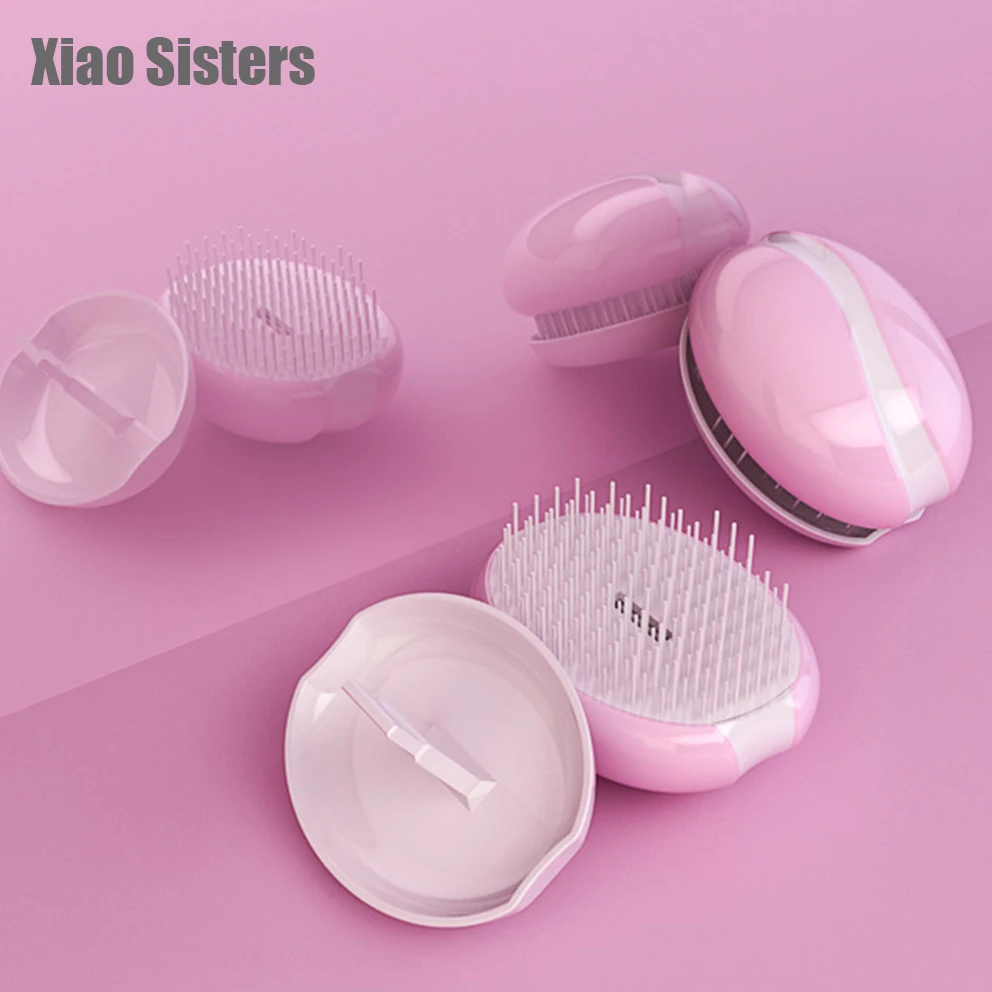 1Pc Tangle Hair Brush Egg Shape Hairbrush Anti Static Styling ToolsPortable Hair Brushes Detangling Comb for Travel 
1Pc Tangle Hair Brush Egg Shape Hairbrush Anti Static Styling ToolsPortable Hair Brushes Detangling Comb for Travel