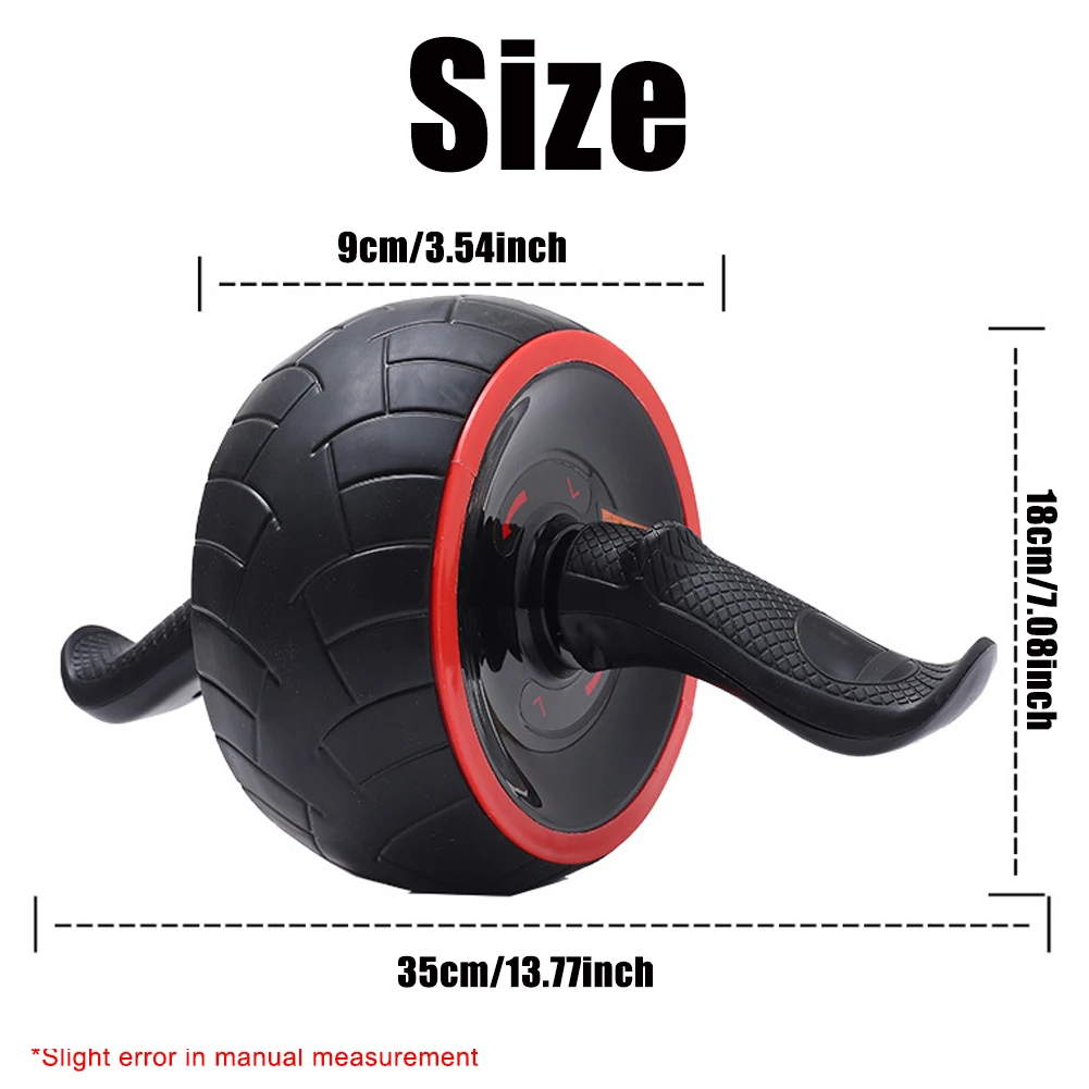 Abdominal Roller Exercise Wheel Fitness Equipment Mute Roller For Arms Back Belly Core Trainer Body Shape Training Supplies
Abdominal Roller Exercise Wheel Fitness Equipment Mute Roller For Arms Back Belly Core Trainer Body Shape Training Supplies