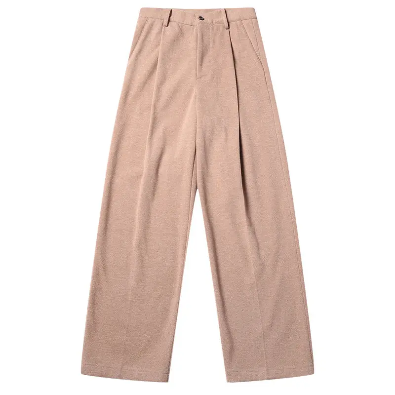 Winter Woolen Pants Men's Fashion Casual Wide-leg Pants Men Streetwear Loose Korean Straight Suit Pants Mens Dress Pants M-XL
Winter Woolen Pants Men's Fashion Casual Wide-leg Pants Men Streetwear Loose Korean Straight Suit Pants Mens Dress Pants M-XL