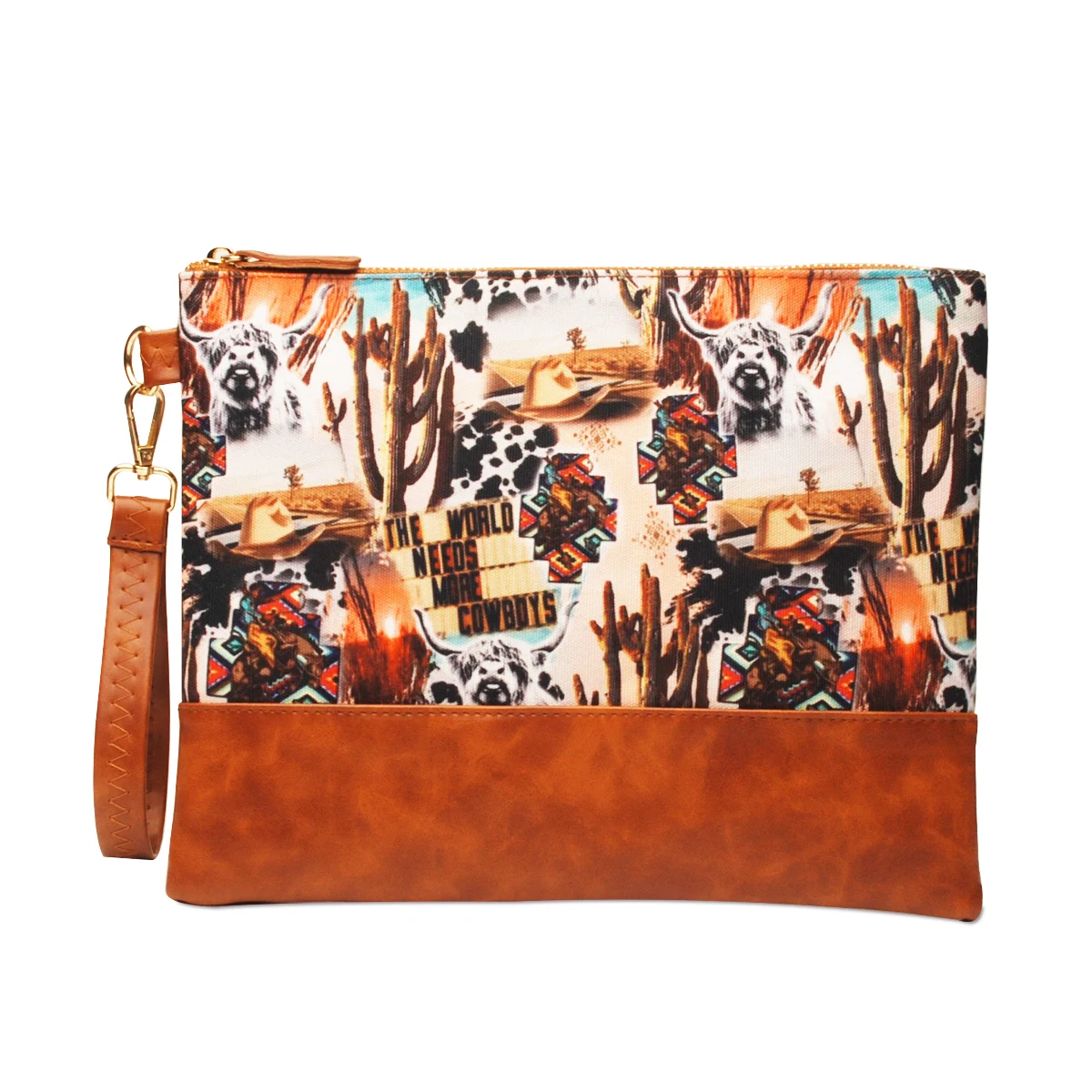 Retail 1PC Cowboy Print Wristlet Bag With Strngs Sunflower Turquoiset Canvas Wristlet Bag Make Up Pouch Bags DOM112-1851
Retail 1PC Cowboy Print Wristlet Bag With Strngs Sunflower Turquoiset Canvas Wristlet Bag Make Up Pouch Bags DOM112-1851