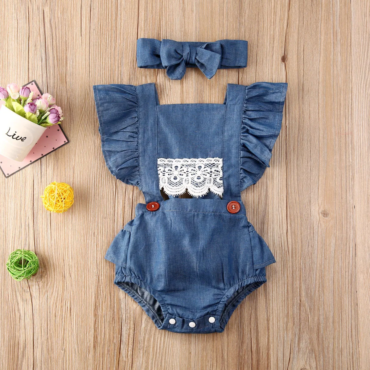Pudcoco Newborn Baby Girl Clothes Solid Color Sleeveless Ruffle Lace Flower Denim Romper Jumpsuit Headband 2Pcs Outfits Sunsuit
Pudcoco Newborn Baby Girl Clothes Solid Color Sleeveless Ruffle Lace Flower Denim Romper Jumpsuit Headband 2Pcs Outfits Sunsuit