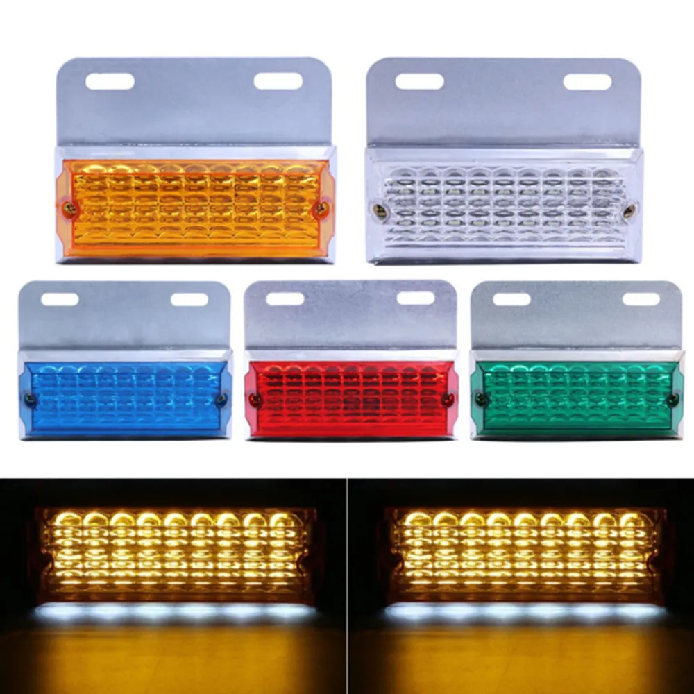 10Pcs LED Side Marker 24V Truck Trailer Clearance Lights Number Plate Lamp Lorry Van Boat Bus Turn Signal Red Amber White
10Pcs LED Side Marker 24V Truck Trailer Clearance Lights Number Plate Lamp Lorry Van Boat Bus Turn Signal Red Amber White