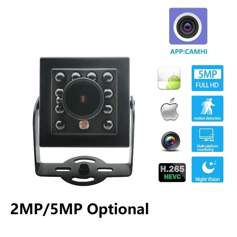 Mini WiFi Camera Camhi 1080P/5MP Small Security Camera Night Vision Audio Wireless Video Surveillance Onvif P2P Support SD Card
Mini WiFi Camera Camhi 1080P/5MP Small Security Camera Night Vision Audio Wireless Video Surveillance Onvif P2P Support SD Card