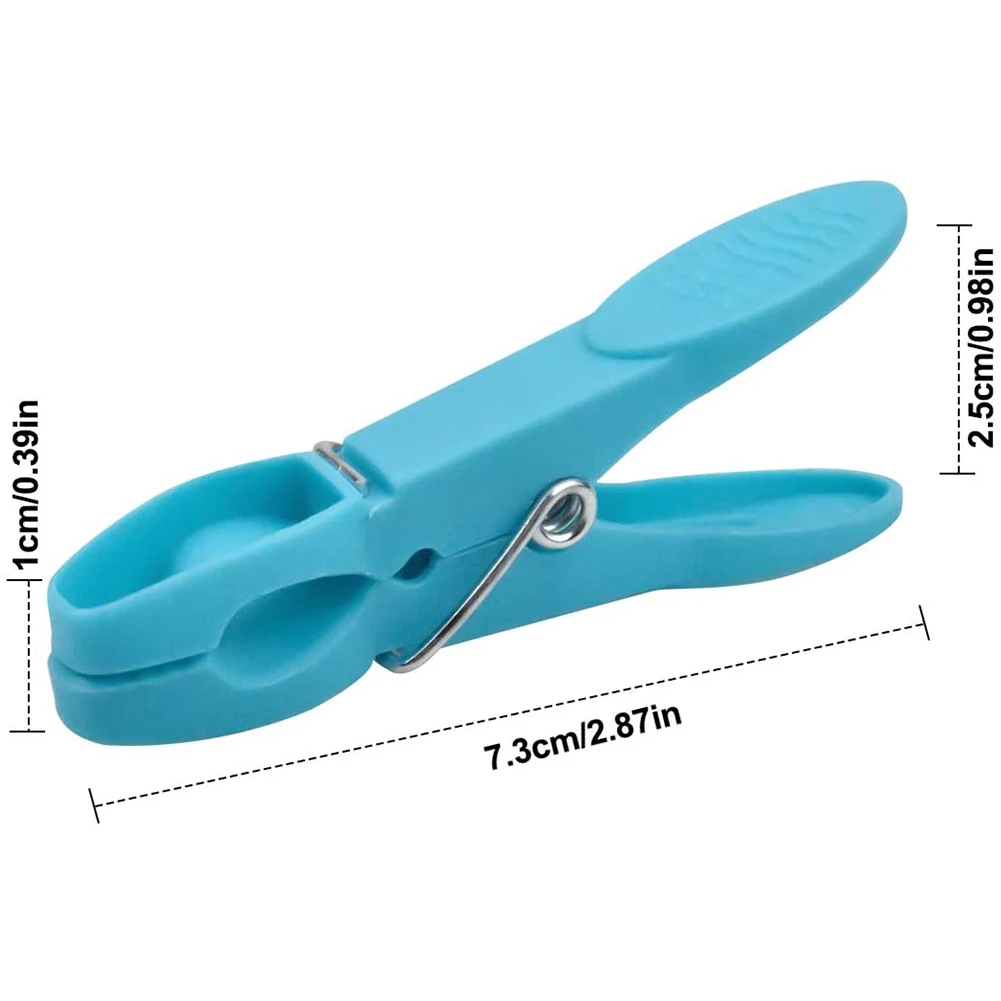 Plastic Clothes Clips Hanger Clips Laundry Clothes Beach Towel Pins Spring Clamp Large Clips Clothespins Quality Hangers 48PCS
Plastic Clothes Clips Hanger Clips Laundry Clothes Beach Towel Pins Spring Clamp Large Clips Clothespins Quality Hangers 48PCS