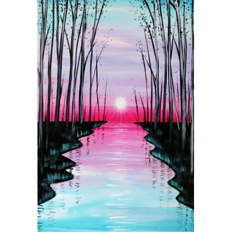 DIY Diamond Painting Cross Stitch 5D Full Square Diamond Embroidery Creek sunrise scenery Pattern Rhinestones Mosaic sticker
DIY Diamond Painting Cross Stitch 5D Full Square Diamond Embroidery Creek sunrise scenery Pattern Rhinestones Mosaic sticker