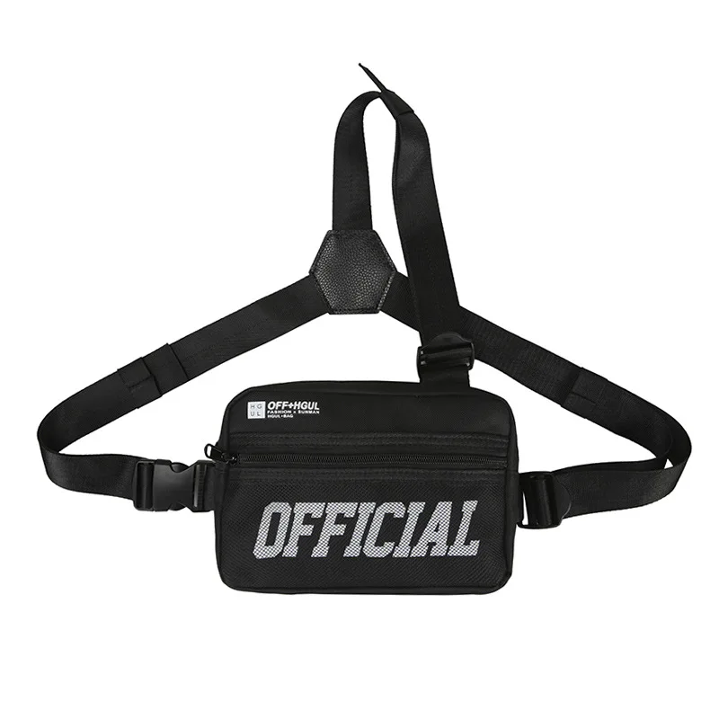 Chest Hip Hop Bag Men Street Trend Tactical Package Fashion Travel Canvas Bag Unisex Belt Waist Pack Cycling Men Sports Bags
Chest Hip Hop Bag Men Street Trend Tactical Package Fashion Travel Canvas Bag Unisex Belt Waist Pack Cycling Men Sports Bags